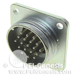 19 pin mounted connector